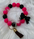 Black Bow Wristlet