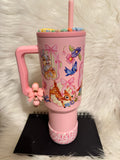 40oz Bambi Tumbler bedazzled