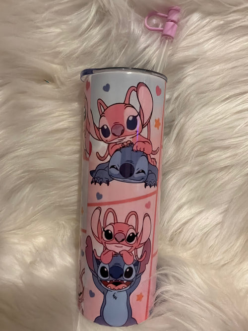 20oz Tumbler- stitch & angel