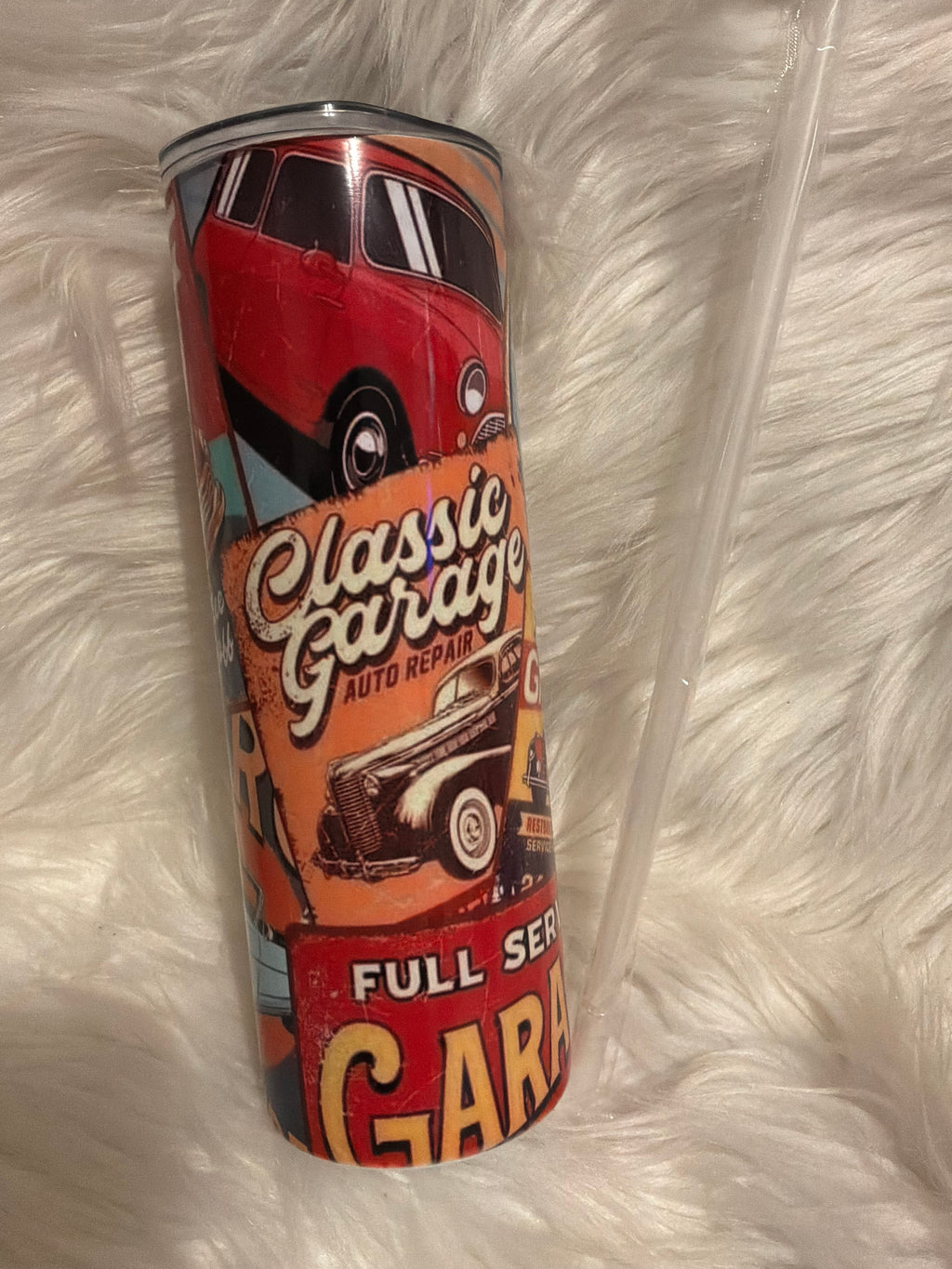 20oz Tumbler- Classic Cars