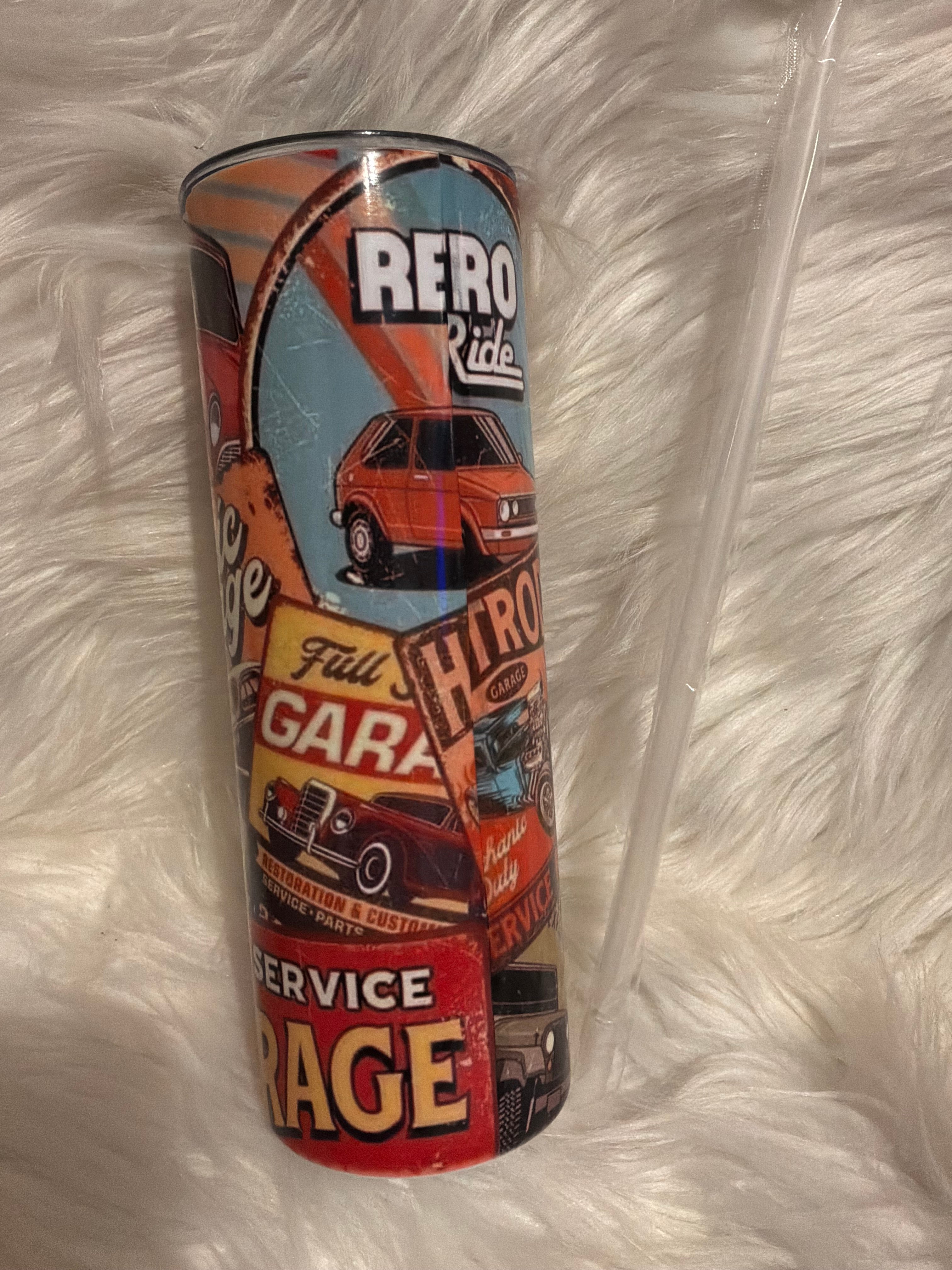 20oz Tumbler- Classic Cars