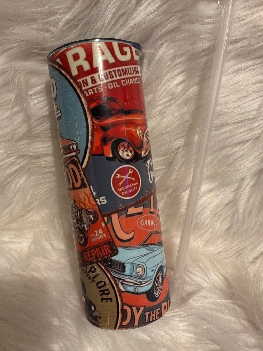20oz Tumbler- Classic Cars