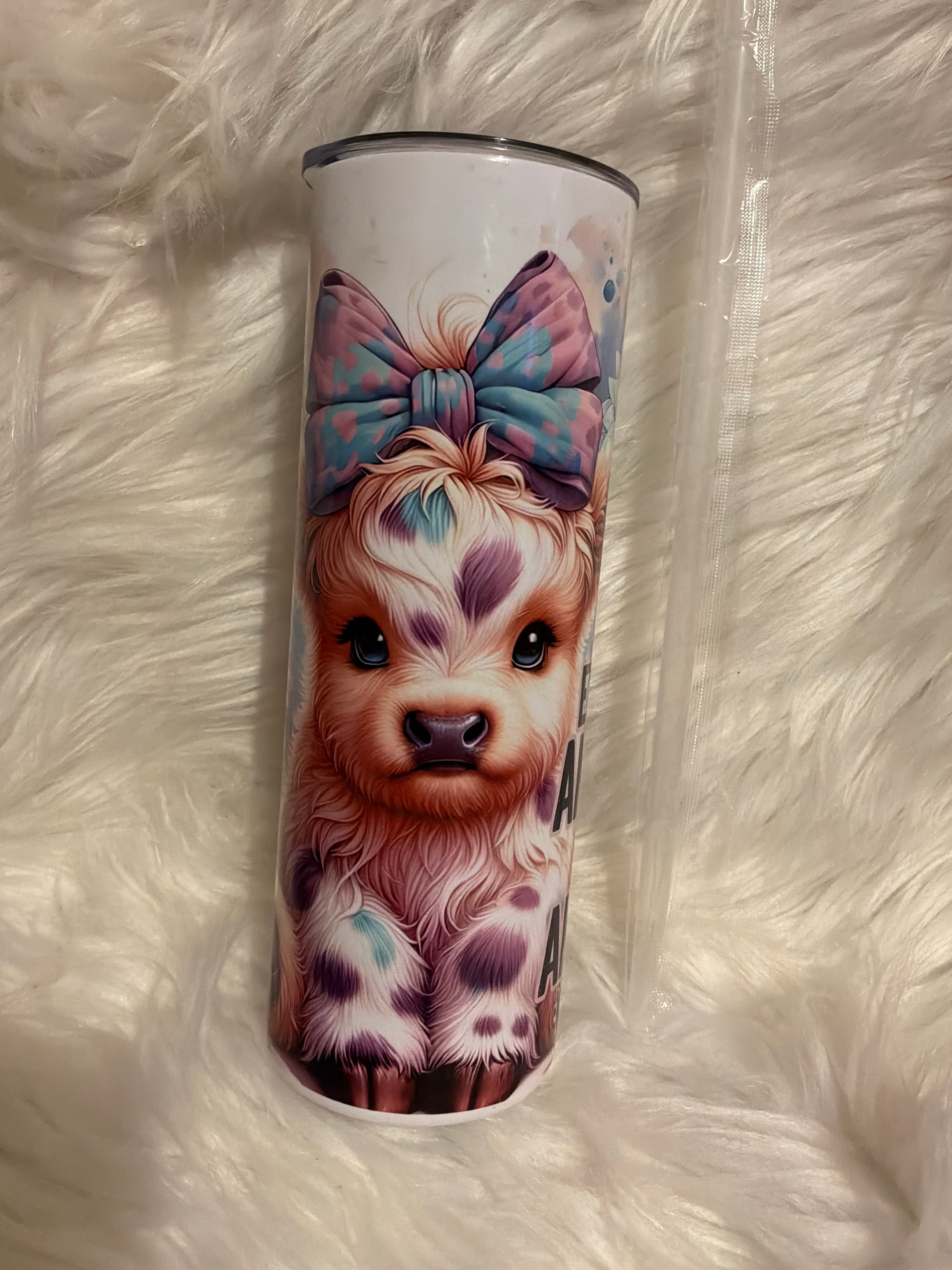 20oz Tumbler- Anxious Cow