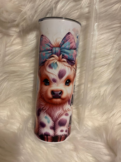 20oz Tumbler- Anxious Cow