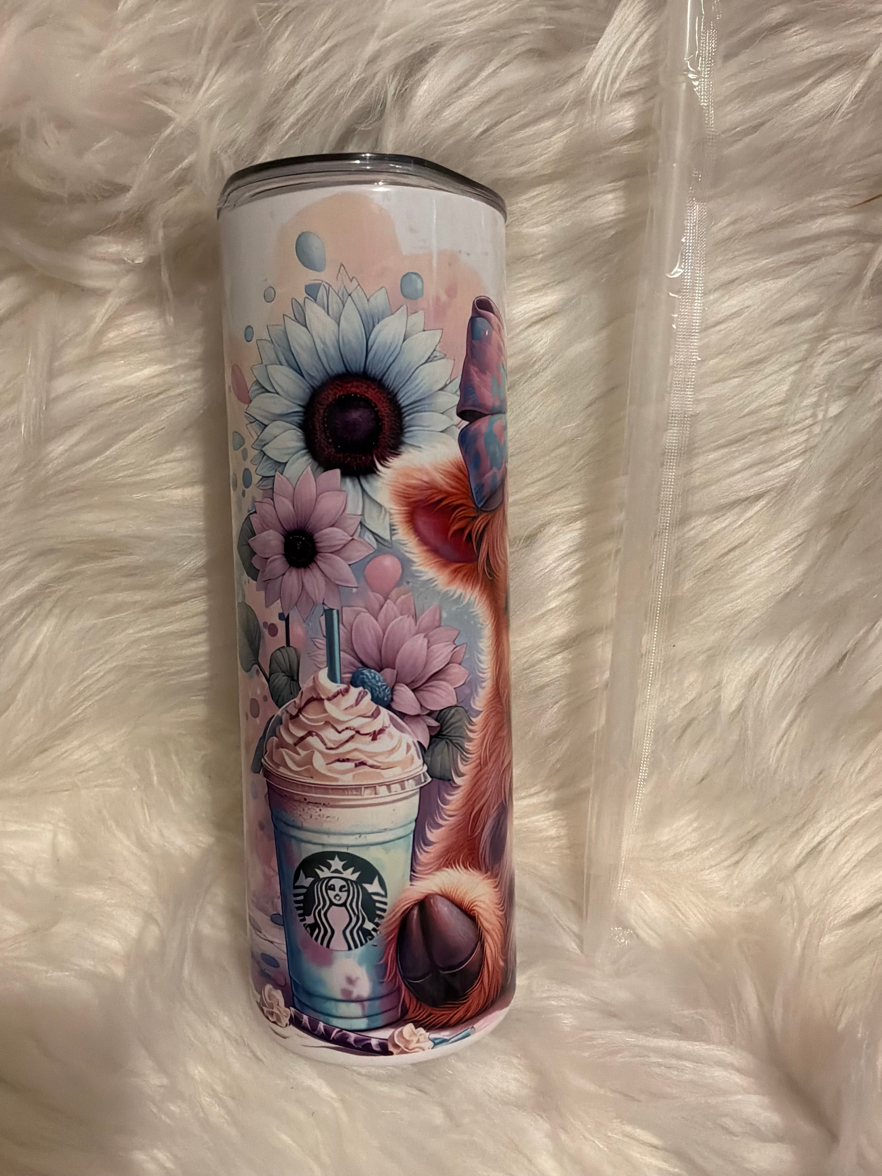 20oz Tumbler- Anxious Cow