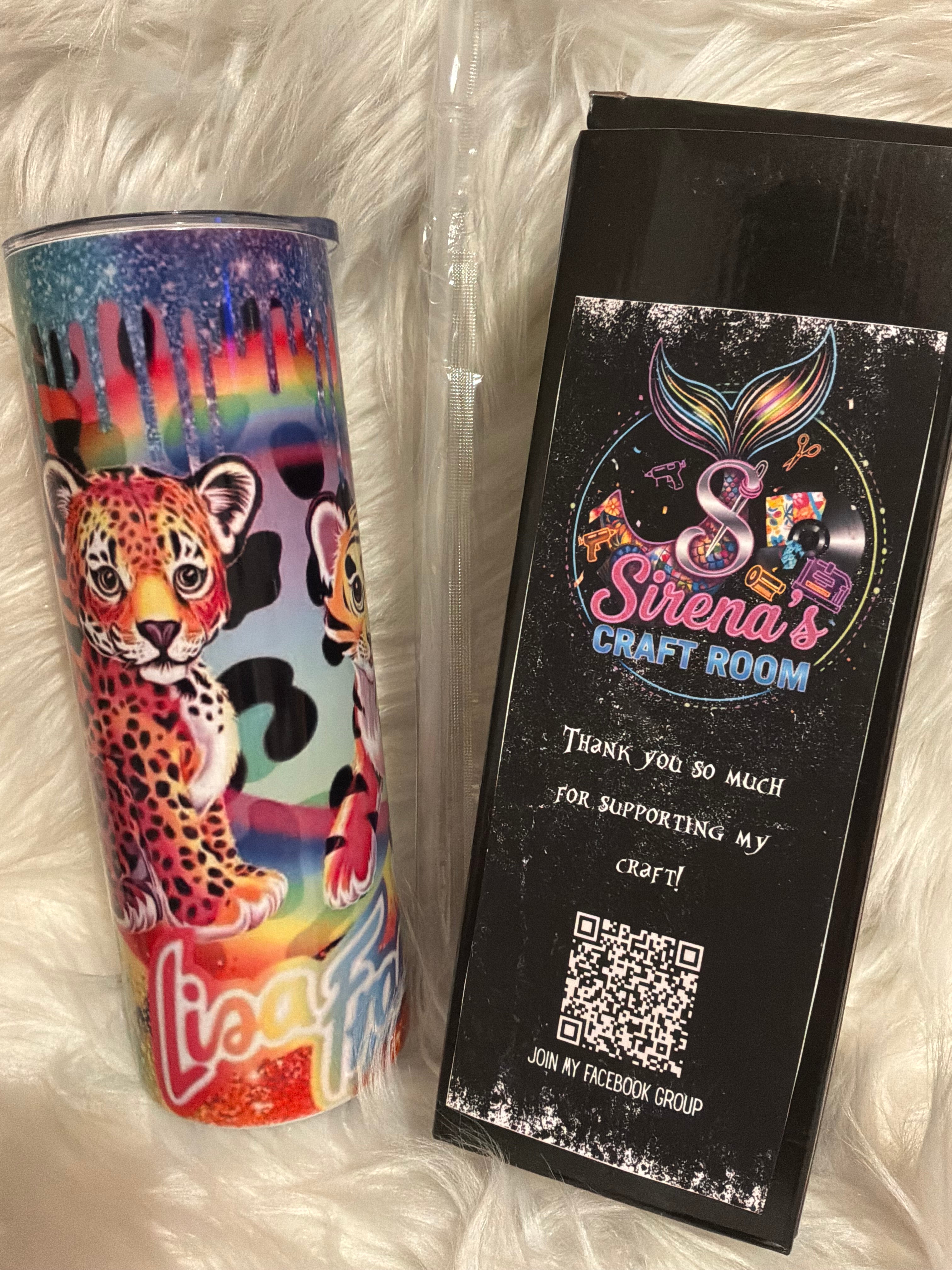 20oz Tumbler- Lisa Frank