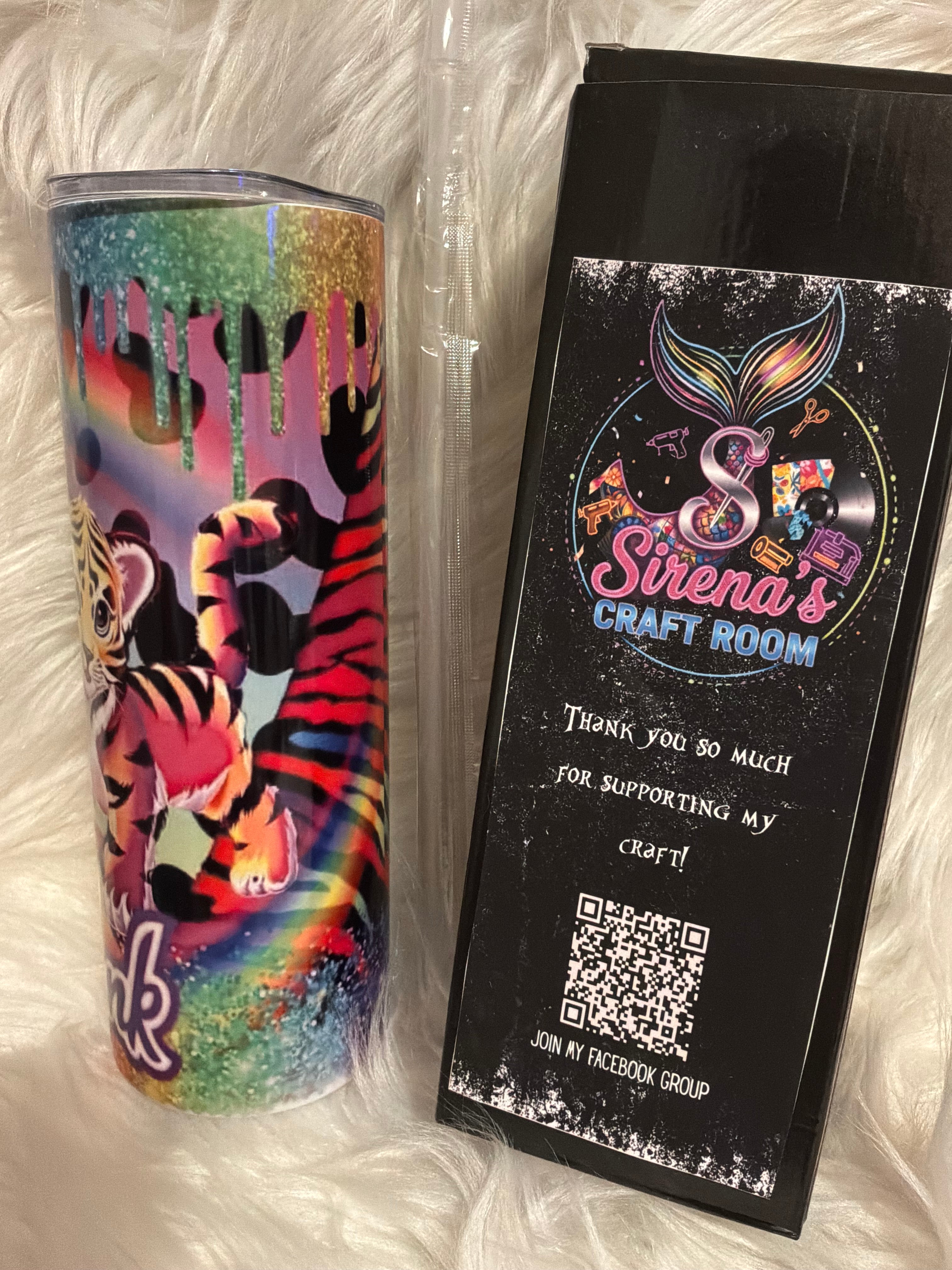 20oz Tumbler- Lisa Frank