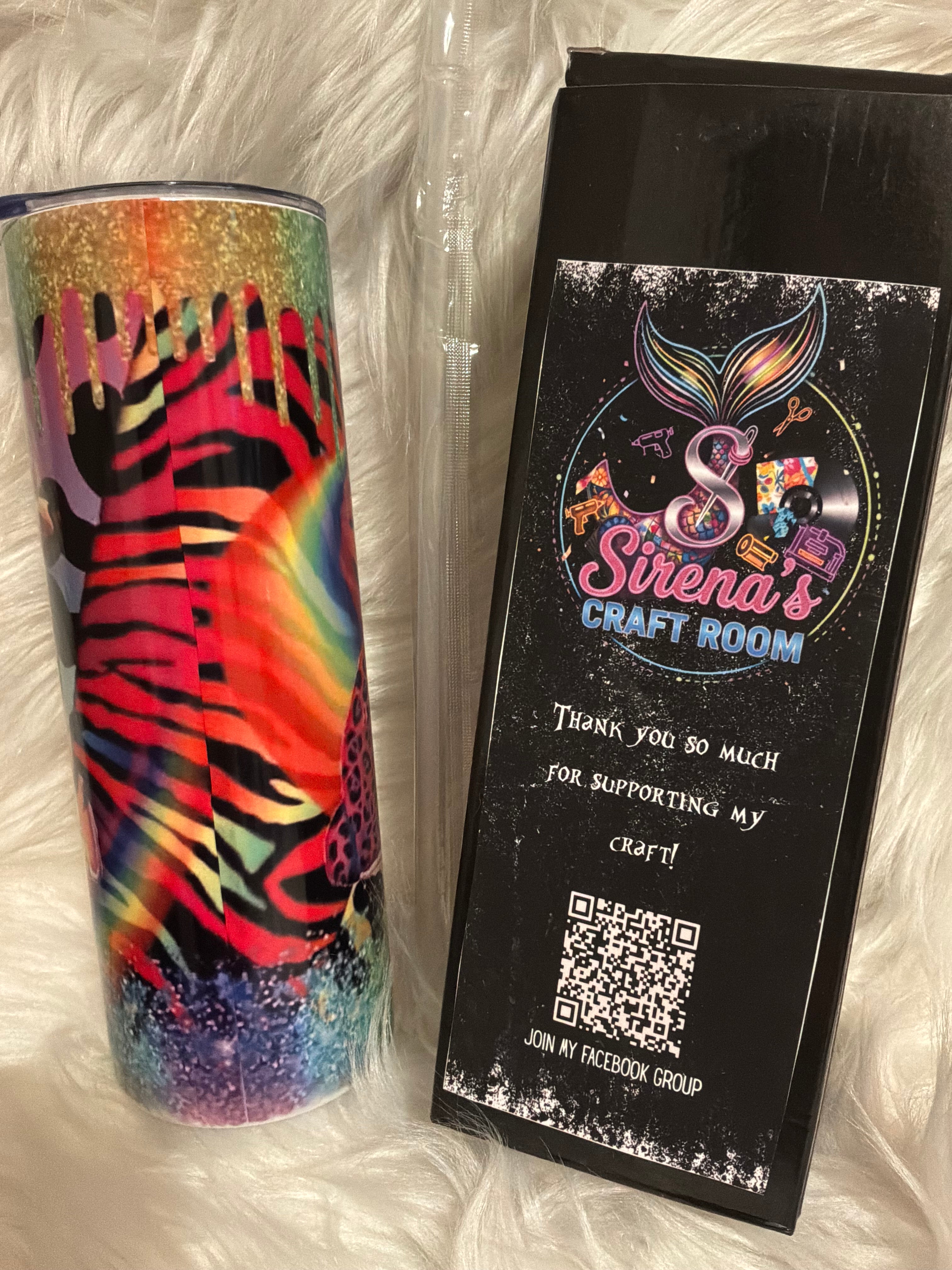 20oz Tumbler- Lisa Frank
