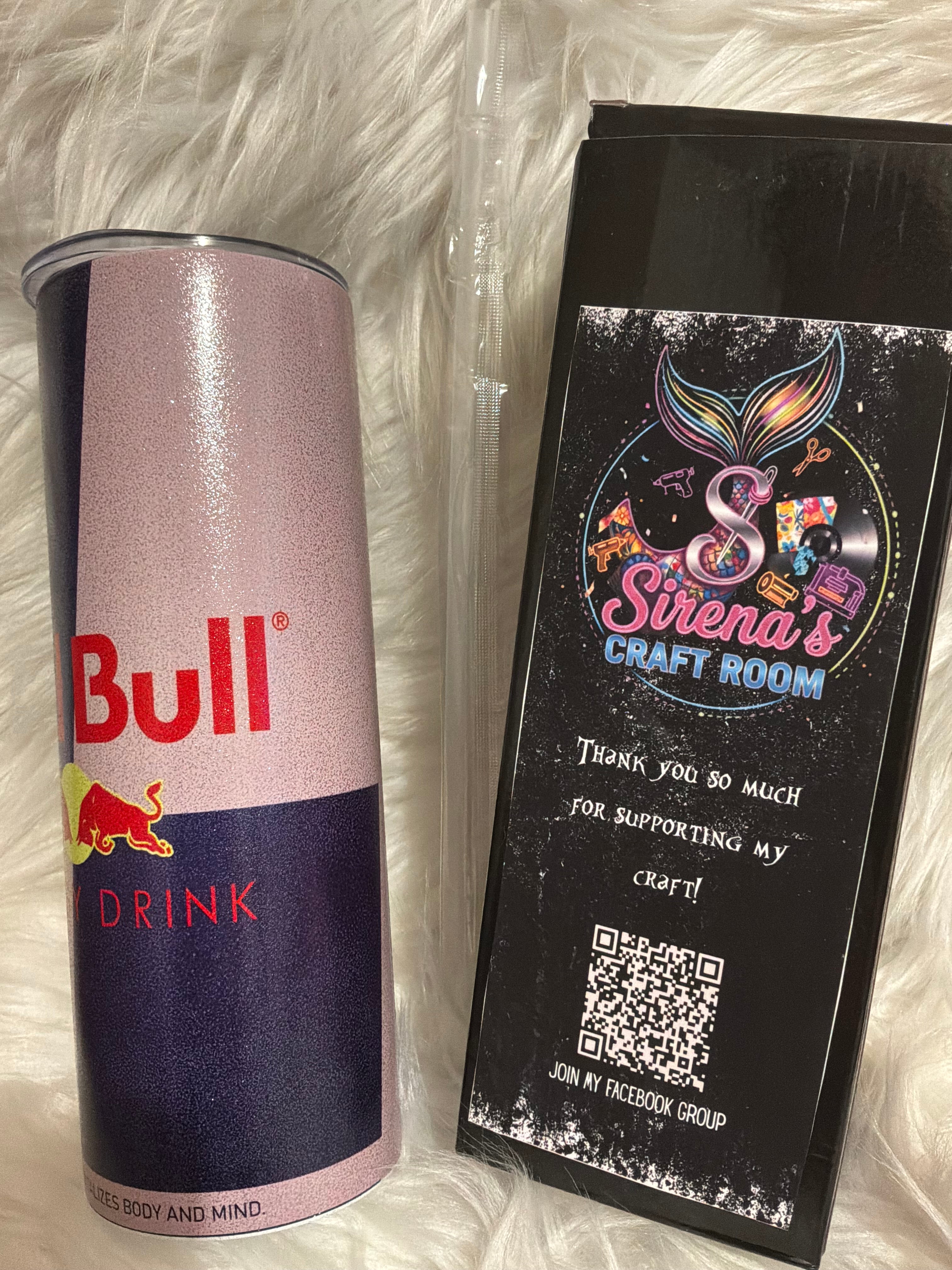 20oz Tumbler- Red Bull shimmer
