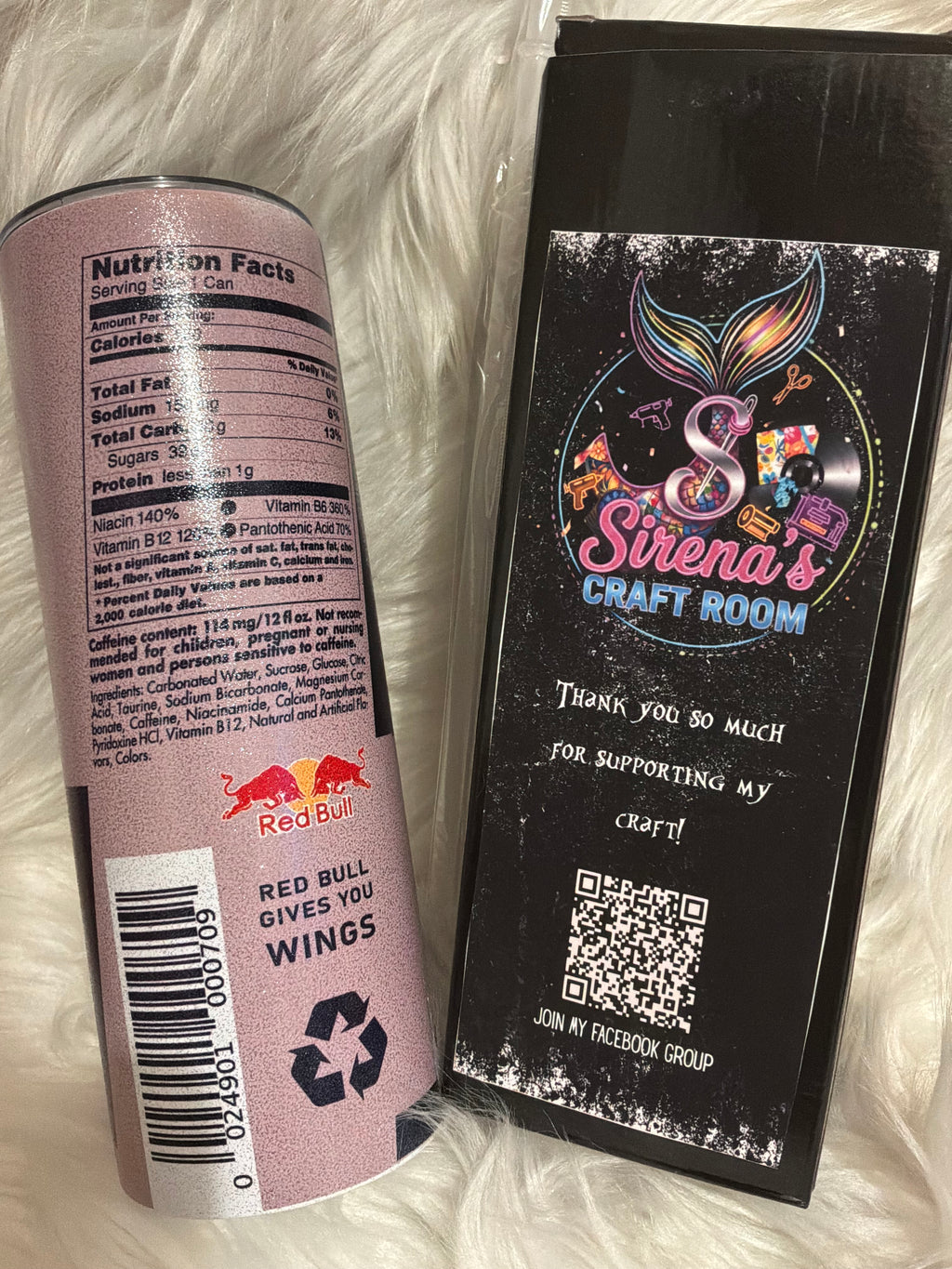 20oz Tumbler- Red Bull shimmer