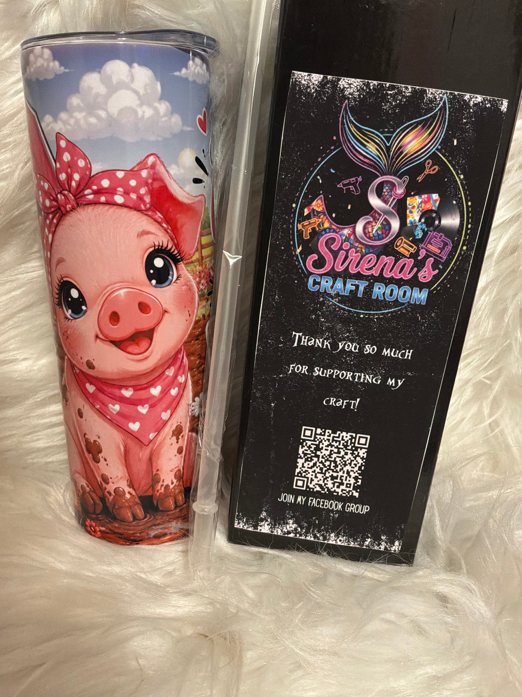 20oz Tumbler- Just A girl Who Loves Pigs