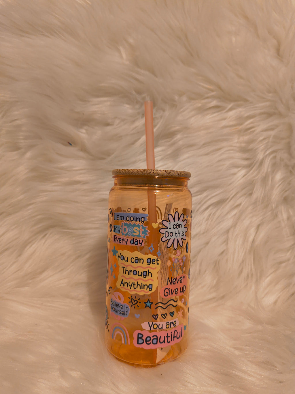 Cup of Positivity- PLASTIC 21oz