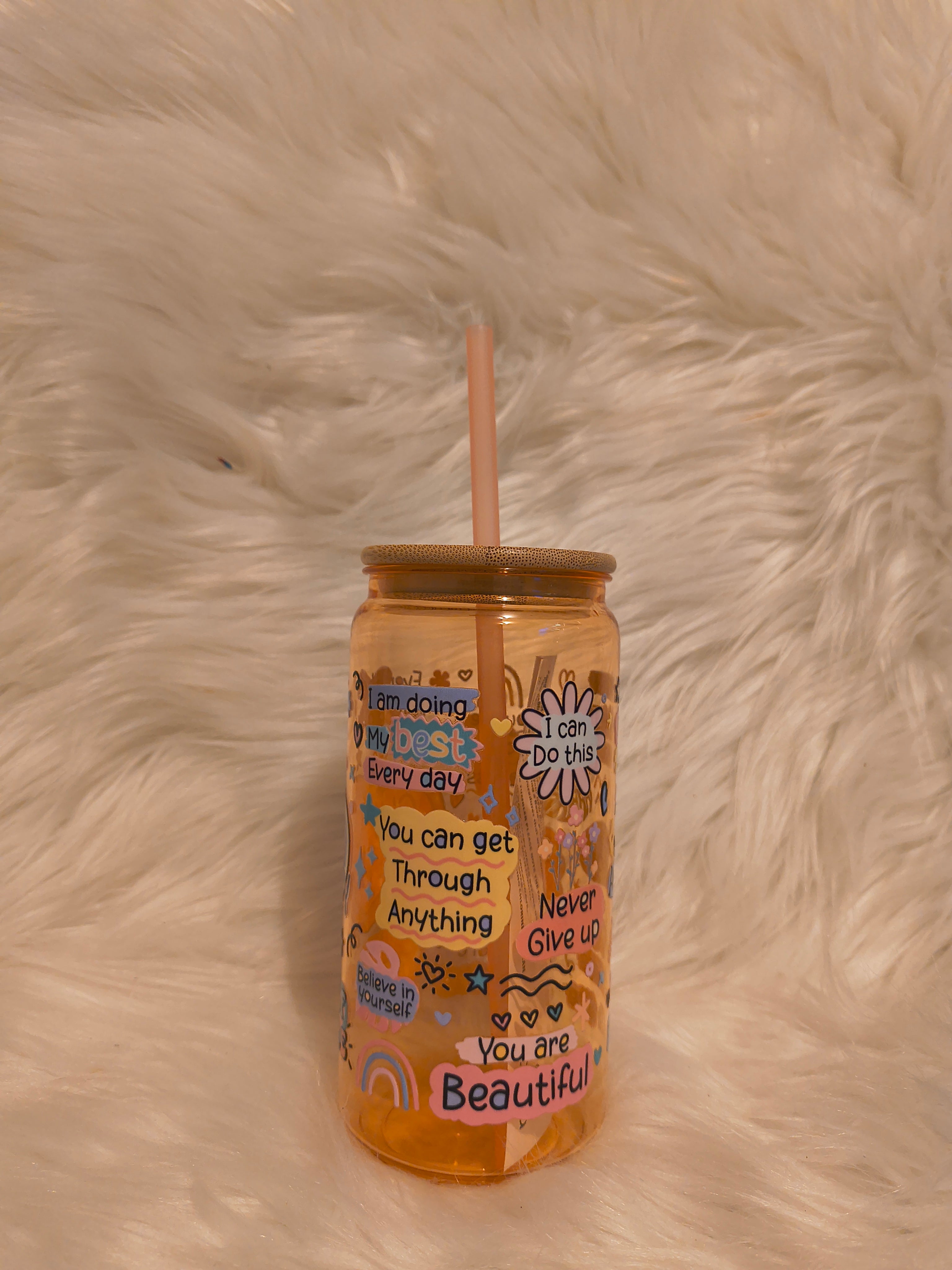 Cup of Positivity- PLASTIC 21oz