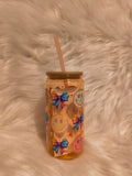 Retro Smiley -PLASTIC 21oz