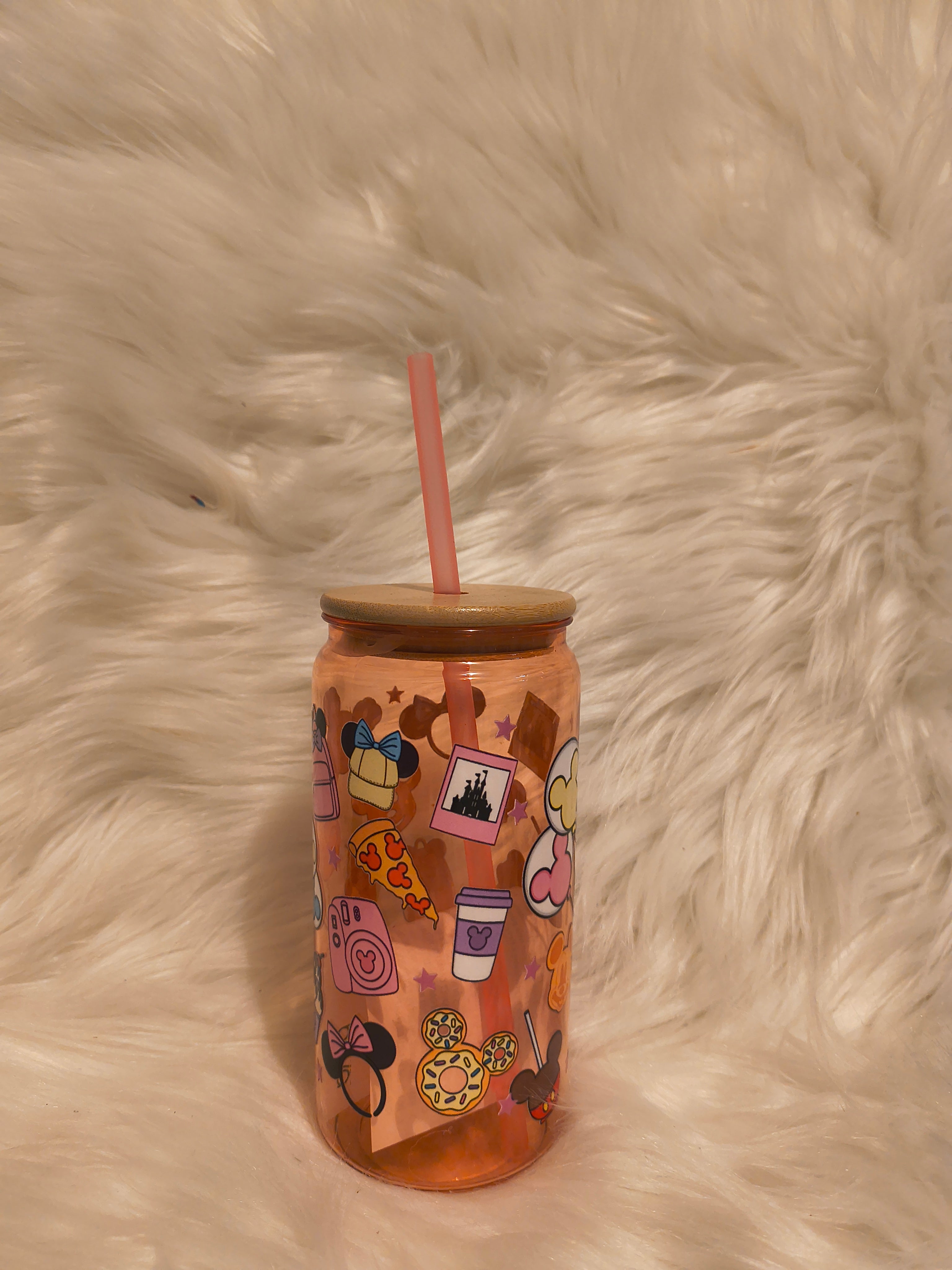 Disney Park snacks -PLASTIC 21oz
