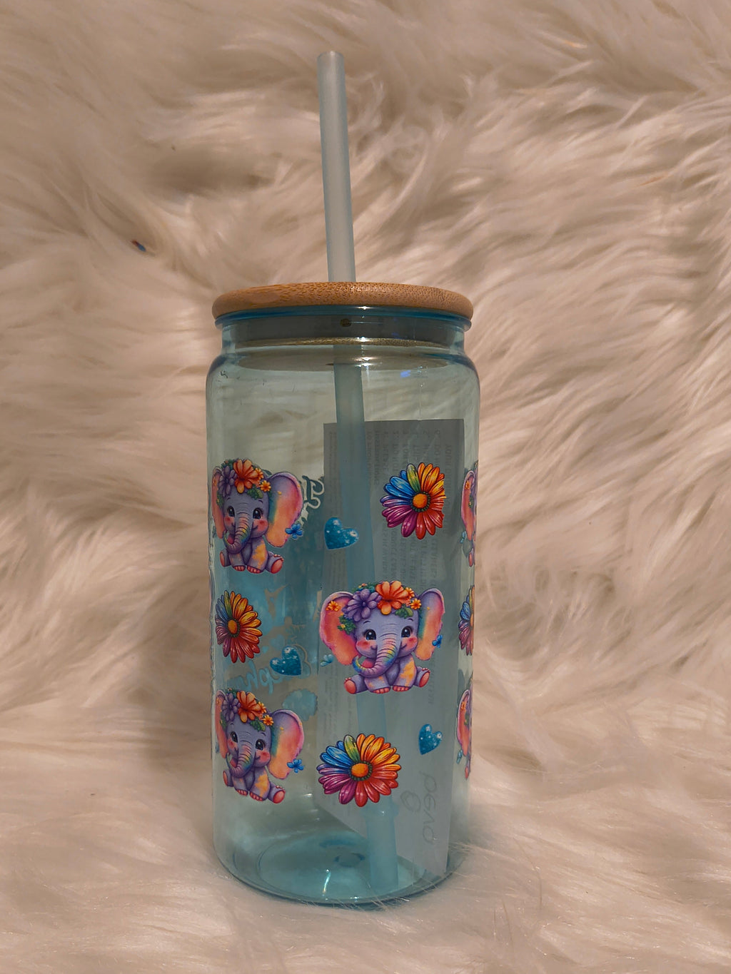 Life is better with Elephants- PLASTIC 21oz