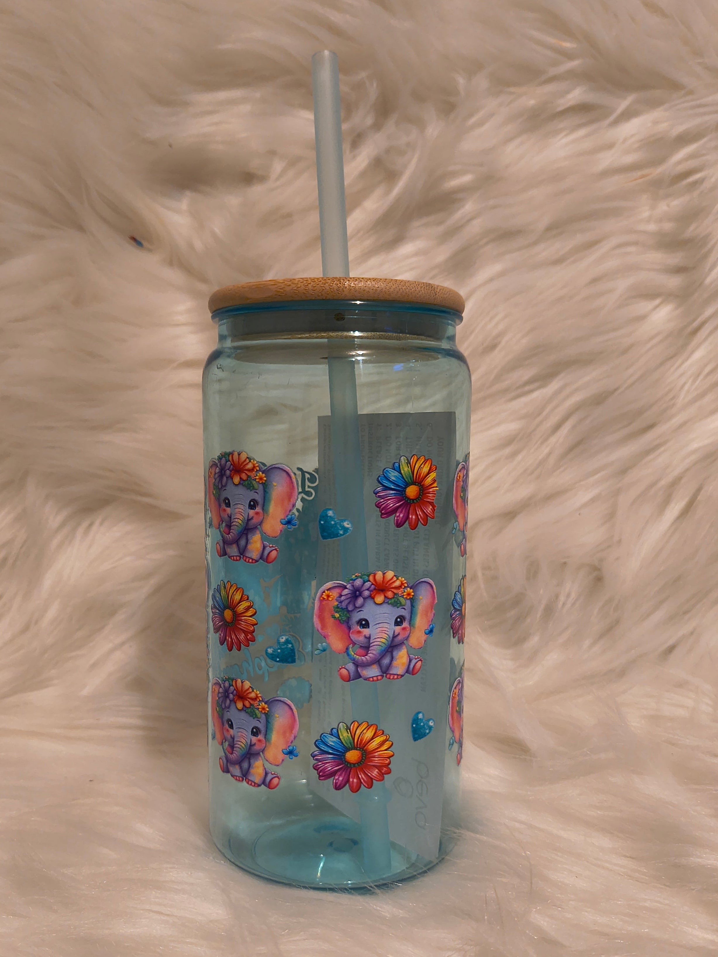 Life is better with Elephants- PLASTIC 21oz