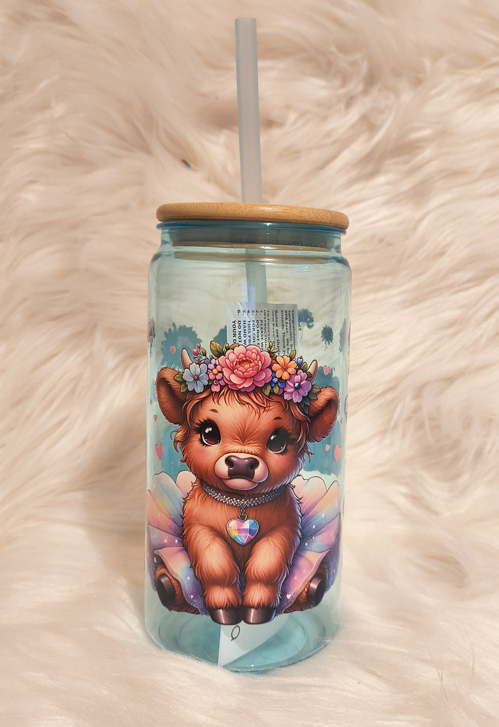 Cow in TuTu- PLASTIC 21oz
