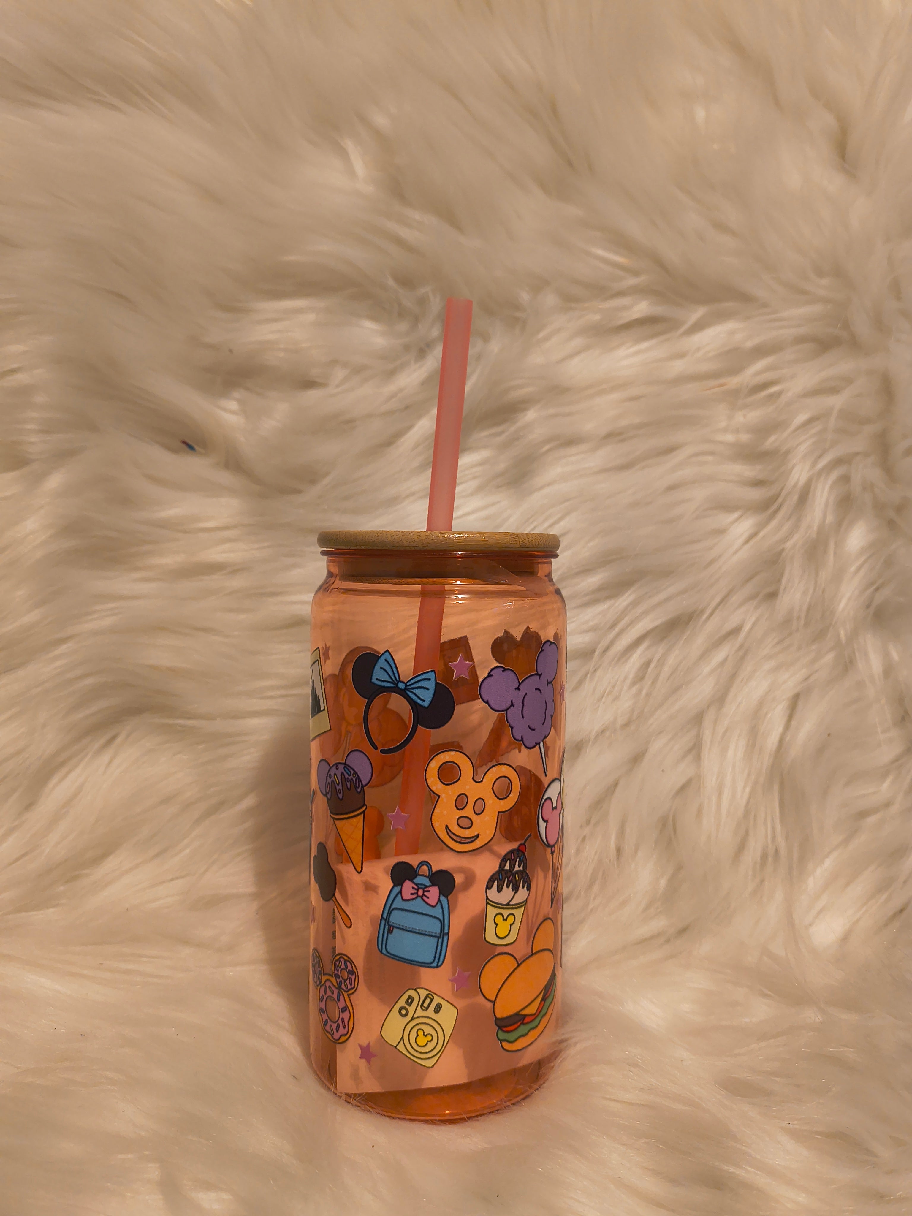Disney Park snacks -PLASTIC 21oz