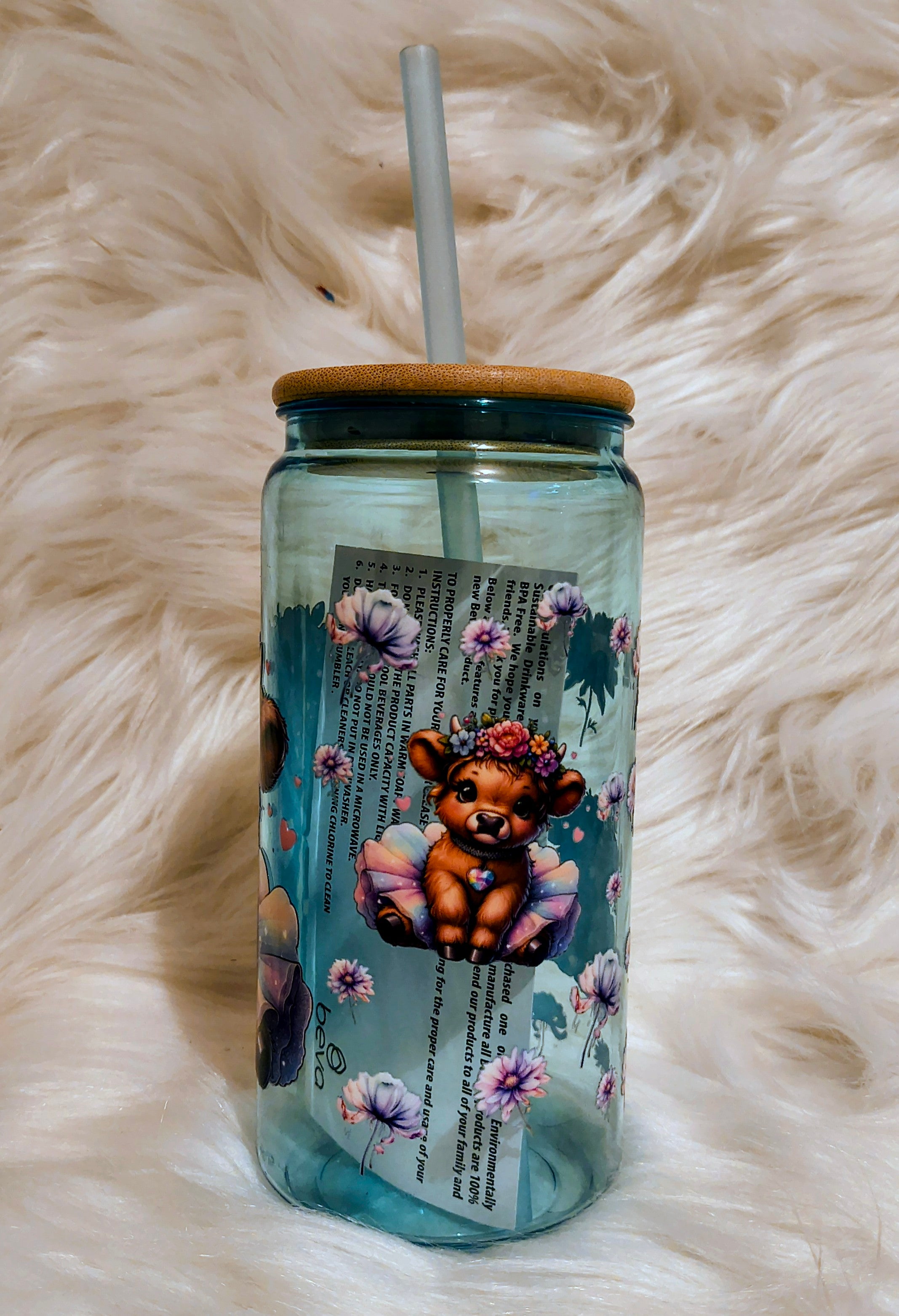Cow in TuTu- PLASTIC 21oz