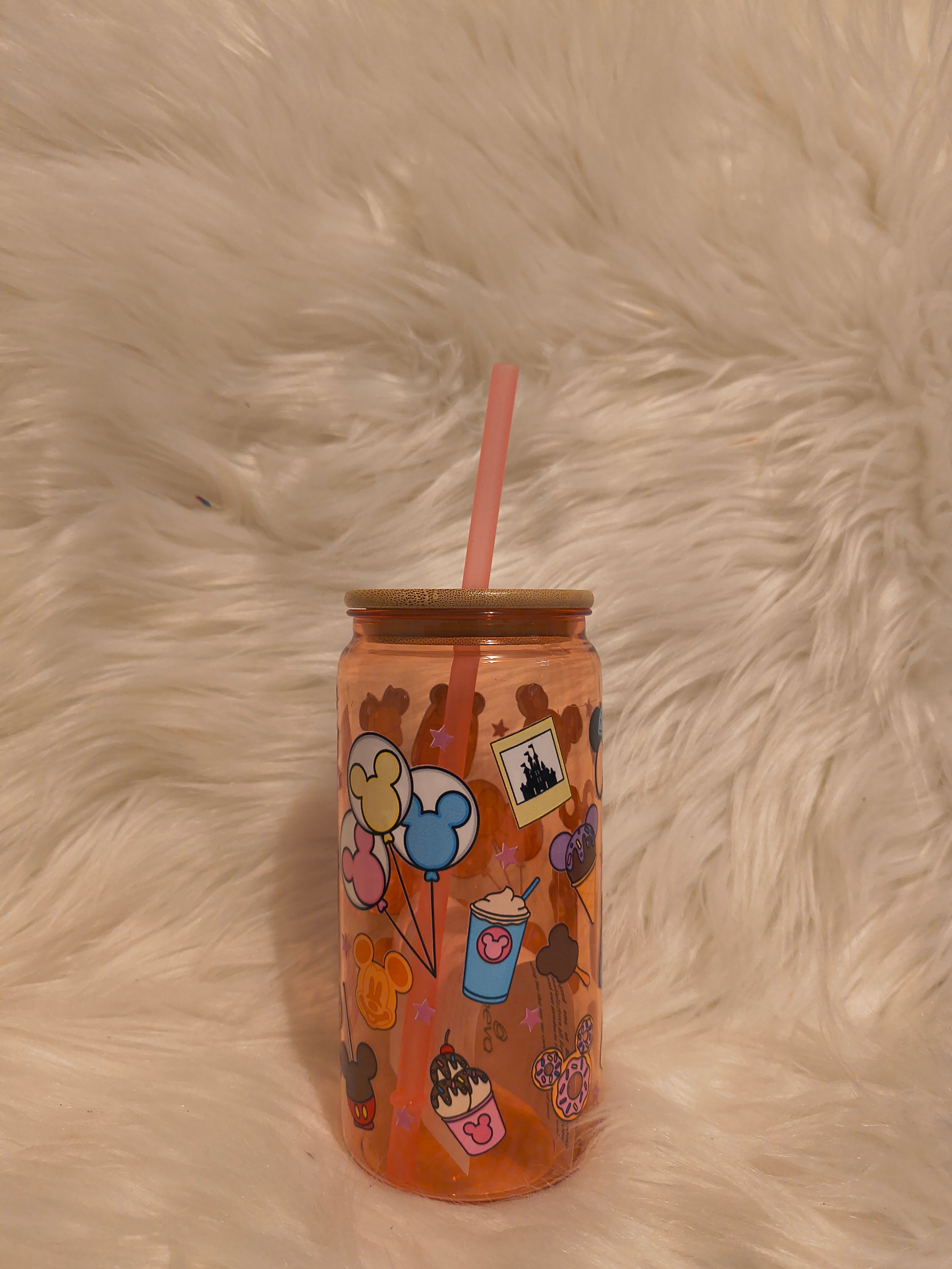 Disney Park snacks -PLASTIC 21oz