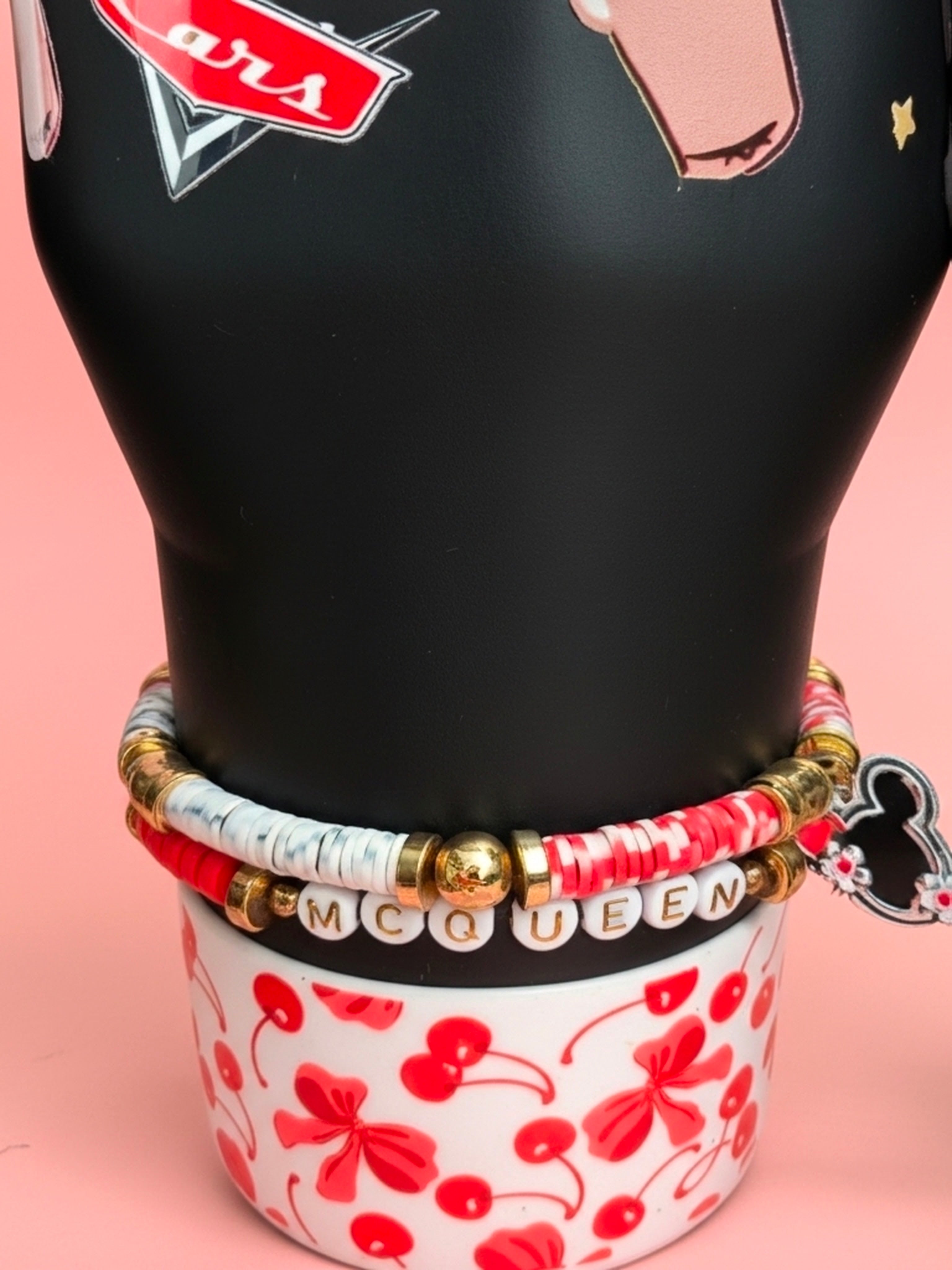 40oz Cars BEDAZZLED tumbler
