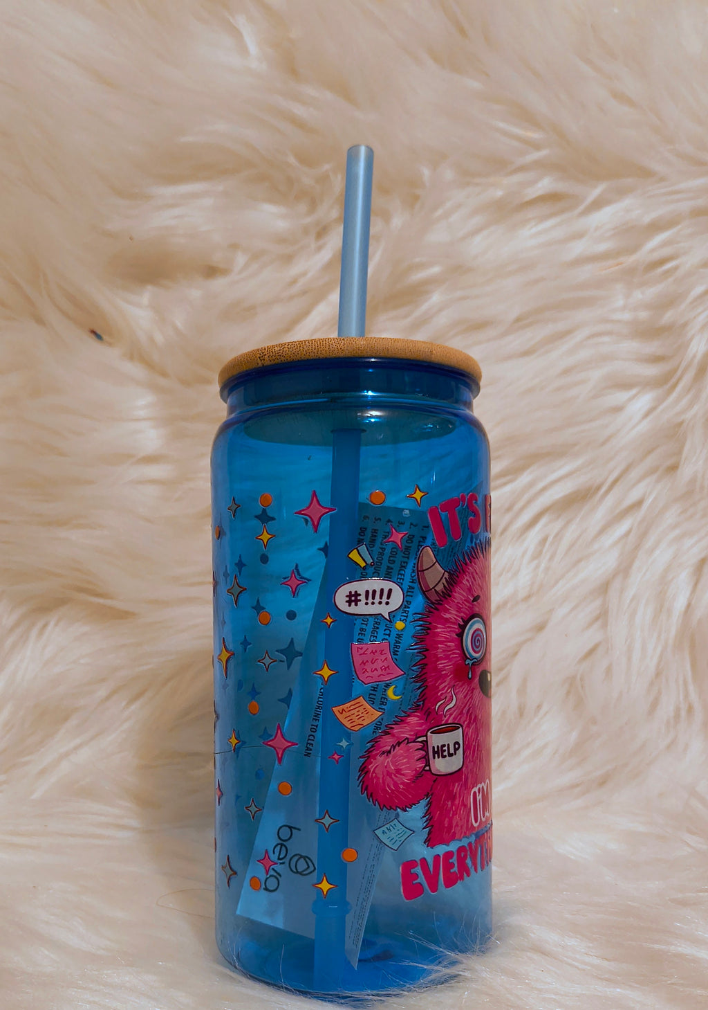 It's Fine, everything's fine- PLASTIC 21oz